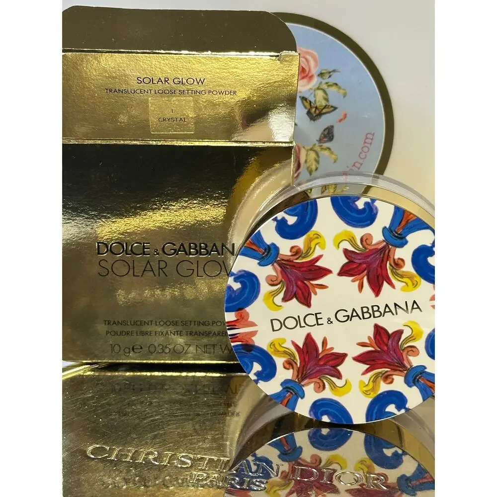 Dolce & Gabbana Solar Glow Translucent Loose Setting Powder - 1 CRYSTAL - NEW